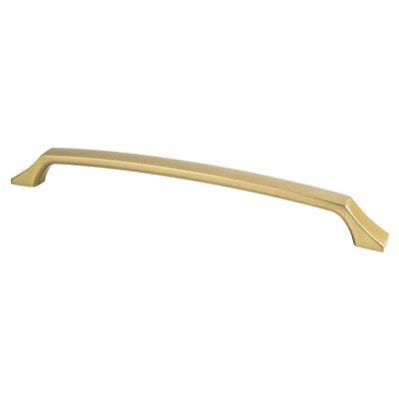 Berenson Epoch Edge Zinc Appliance Pull - Modern Brushed Gold - 12" (304.8 Mm) Center To Center