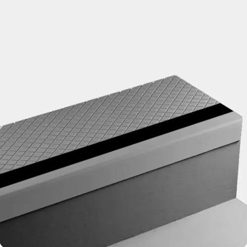 Pewter Diamond Rubber Stair Tread