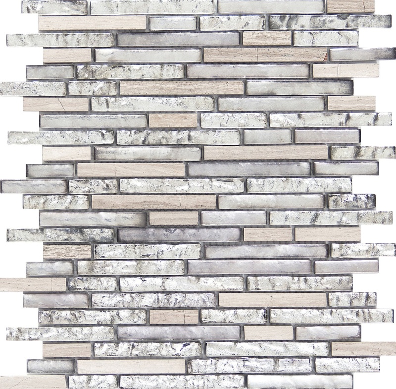 Vista Panorama Stone & Glass Mosaic - Linear - Mixed