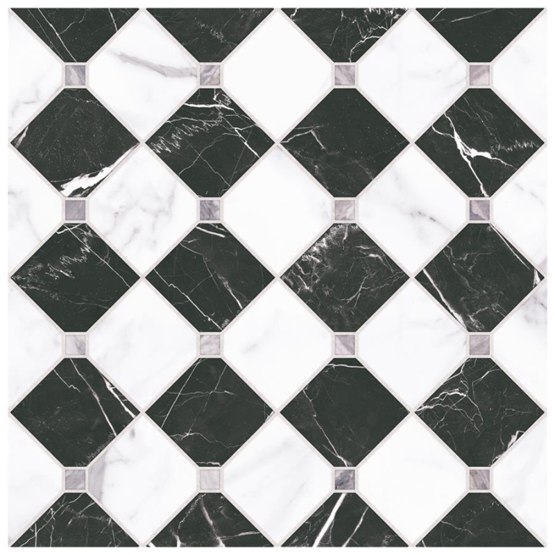 Tuscany Firenze Porcelain Tile - Mixed - 17 3/4" X 17 3/4"