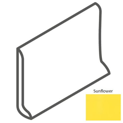 Color Wheel Classic Sunflower Ceramic Wall Trim