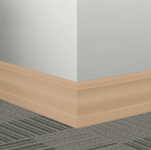 Johnsonite Sisal Rubber Millwork Contoured Wall Base - 4 1/4" X 96" X 3/8" Delinate - Millwork Contoured Wall Base