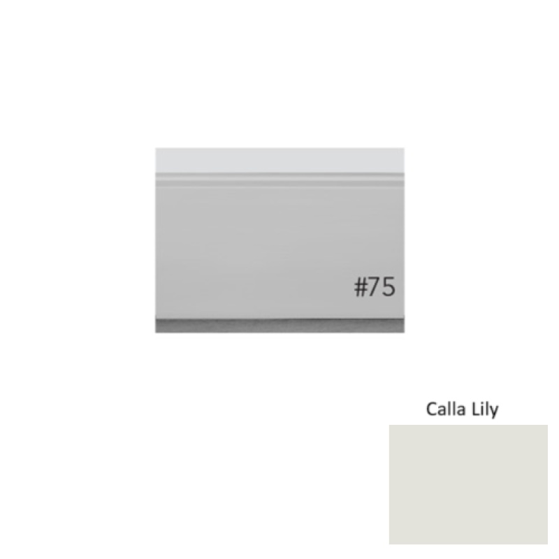 Pinnacle Plus #75 Level Calla Lily Rubber Wall Base - 3" X 8 Ft