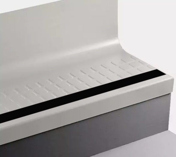 Johnsonite White Sand Raised Square Stair Tread
