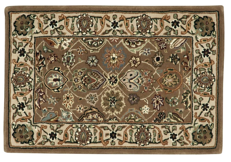Nourison 2000 Mushroom Wool Blend Traditional Area Rug