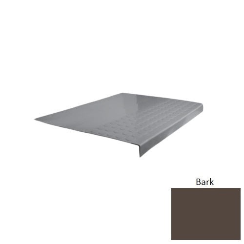 Flextones Bark Type 701 Distinct Designs Rubber - 12" X 72" Stair Tread - Rgt Radial Ii Raised Disc Design