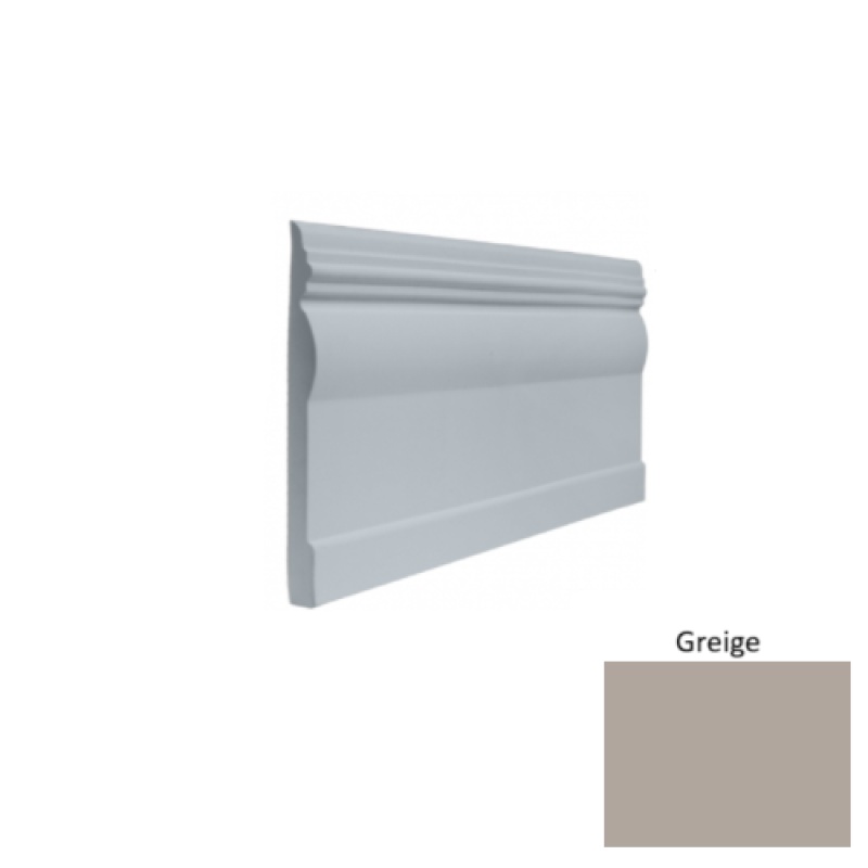 Contours #45 Novel Greige Rubber Profiled Wall Base - Satin