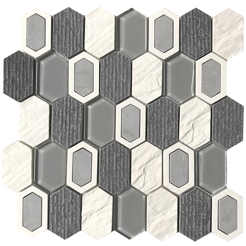 Literati Stowe Resin Mosaic - Picket Fence - Mixed