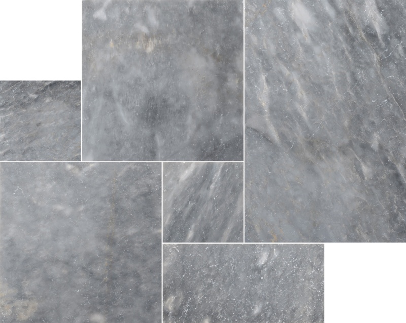 Tahoe Marble Paver Versailles Pattern - Tumbled - Various Sizes
