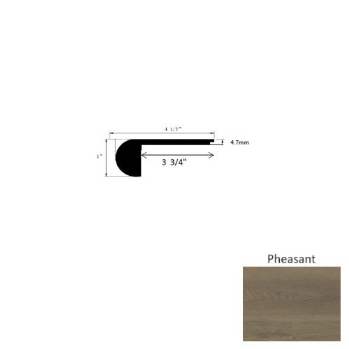 Performer Flax Luxury Vinyl Flush Stair Nose