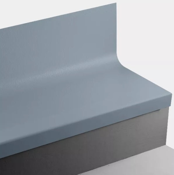 Blue Jeans Hammered Angle Fit Stair Tread With Riser