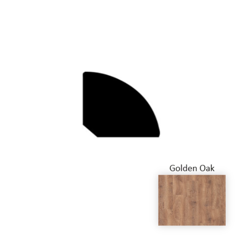 EspañA Grande Vigo Golden Oak Laminate Wood Moulding / Trim - 94.49" Quarter Round - Embossed