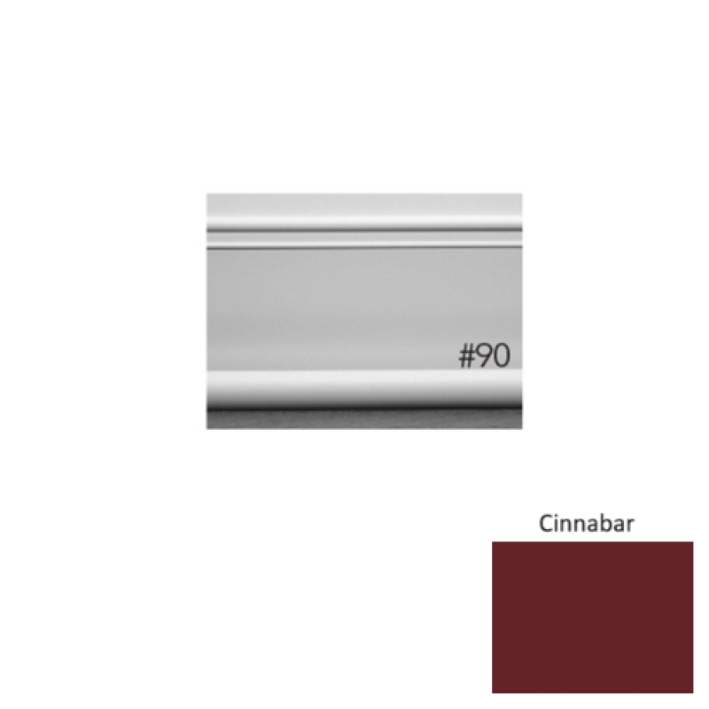 Pinnacle Plus #90 Intrigue Cinnabar Rubber Coil Wall Base - 4" X 60 Ft