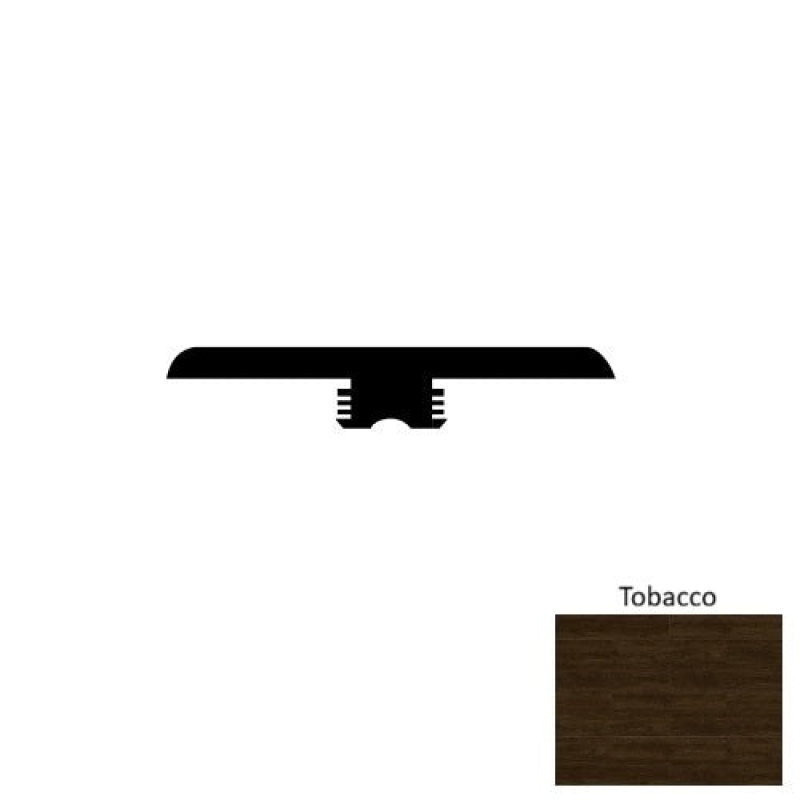 Evolux Fume Tm Tobacco Luxury Vinyl Moulding / Trim - 1 3/4" X 94" T Molding - Embossed