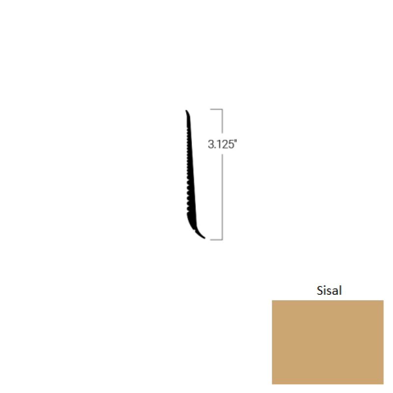 Johnsonite Sisal Tightlock Resilient Rubber Base Cove Coil