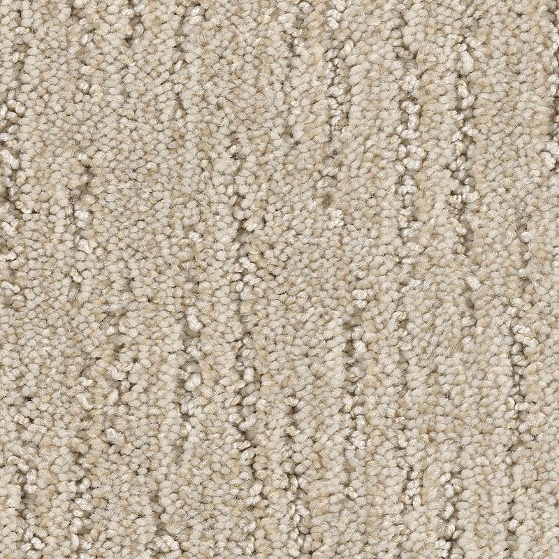 Sculptured Touch Shadow Beige Polyester Carpet - Pattern
