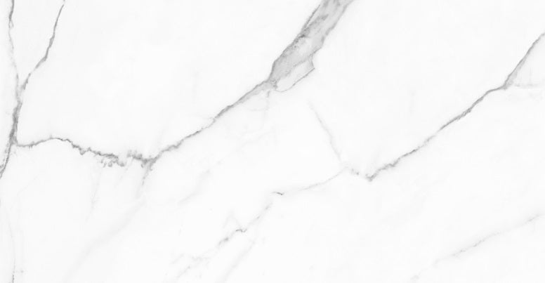 Olimpo Statuario Porcelain Tile - Polished - 12" X 24"