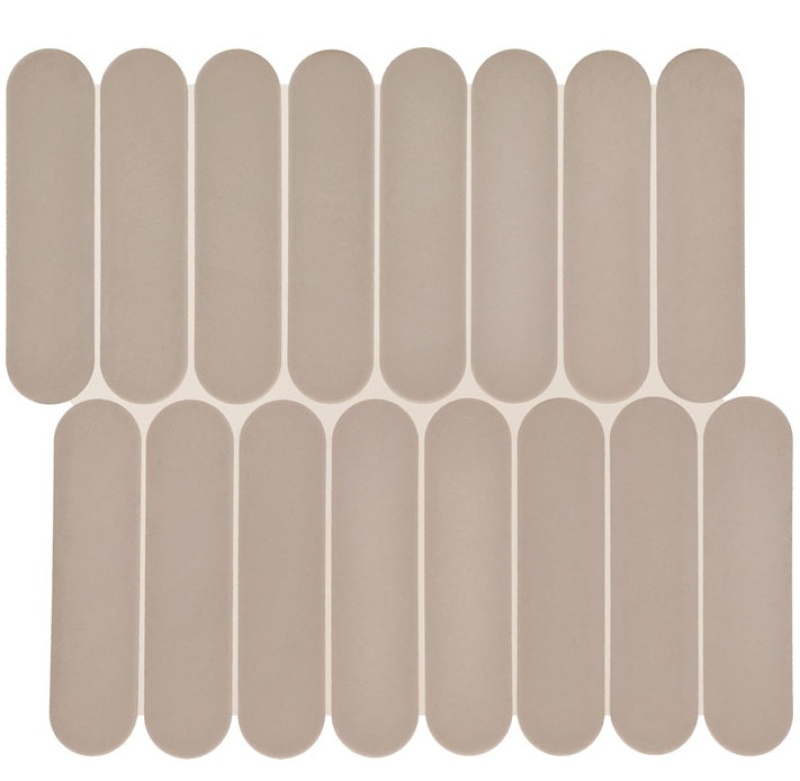 Artefino Element Sand Porcelain Mosaic - 1 1/2" X 6" Capsule - Matte