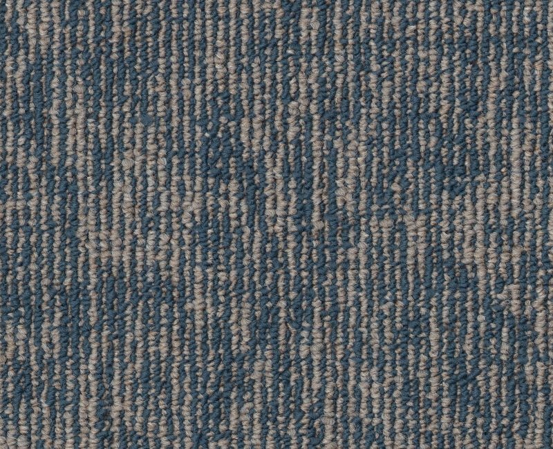 Clearance Sale! Fundamental Elemental Blue Nylon Carpet - Pattern