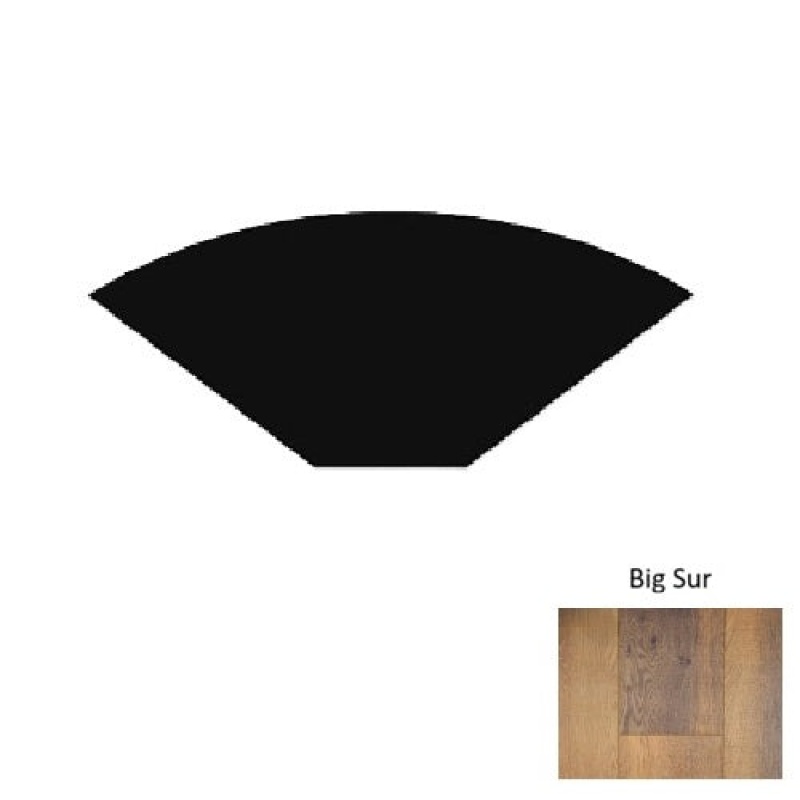 Paradise Big Sur 94" Quarter Round - Wire Brushed