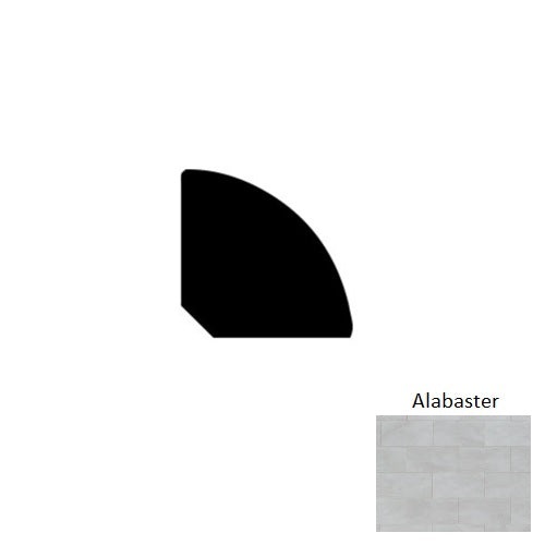 Adura Flex Tile Vienna Alabaster 94" Quarter Round