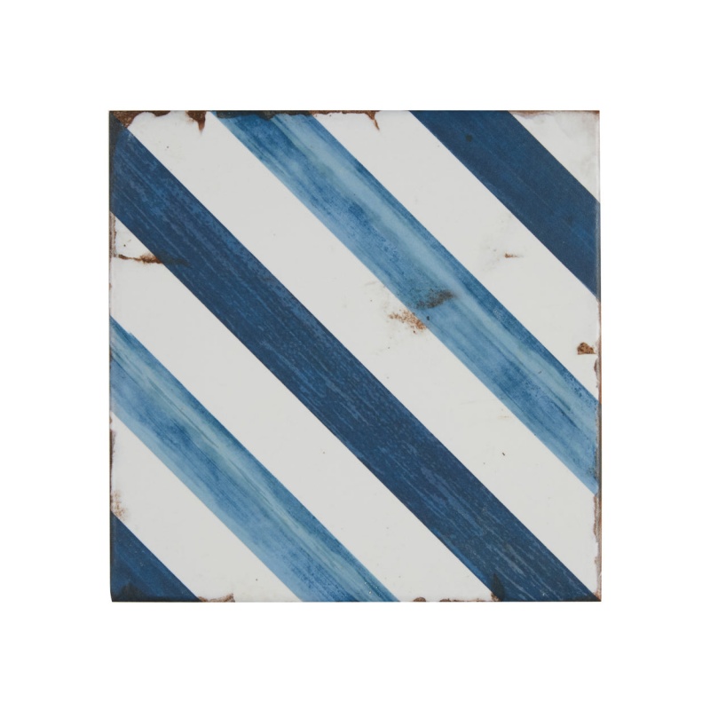 Retrospectives Royal Blues Porcelain Tile - Matte - 8" X 8"