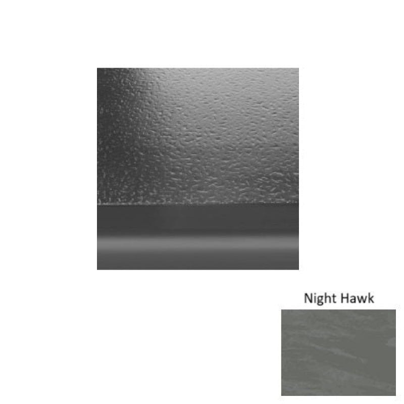 Marbleized 95 Night Hawk Hammered Rubber (Sq) Stair Tread With Riser - Hammered