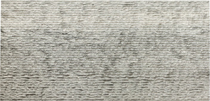 Metro Blue Striated And Chiseled Limestone Tile - Honed - 12" X 24"