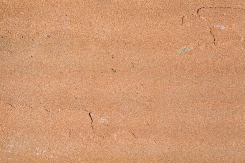 Tea Rose Sandstone Tile - Natural Cleft Face, Gauged Back