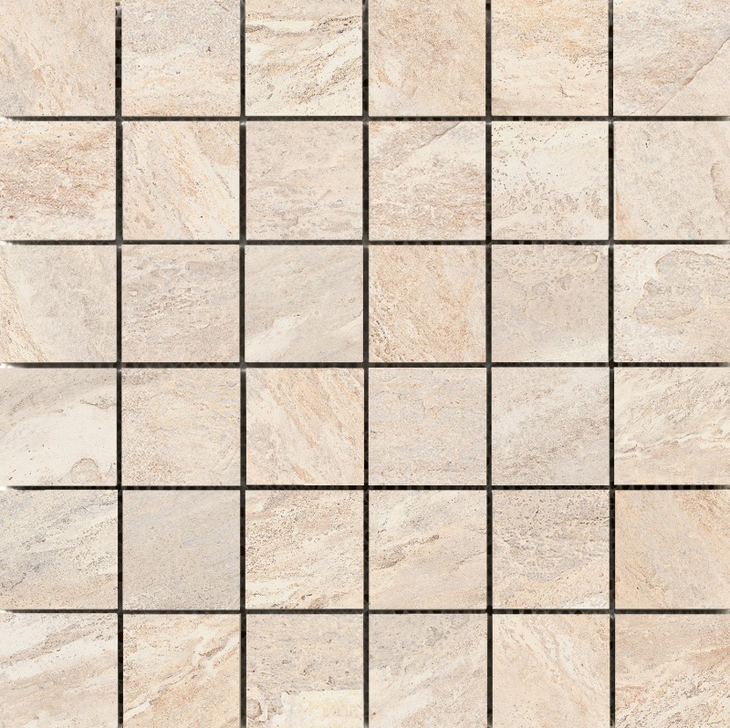 Milestone Dust Porcelain Mosaic - 2" X 2" - Matte