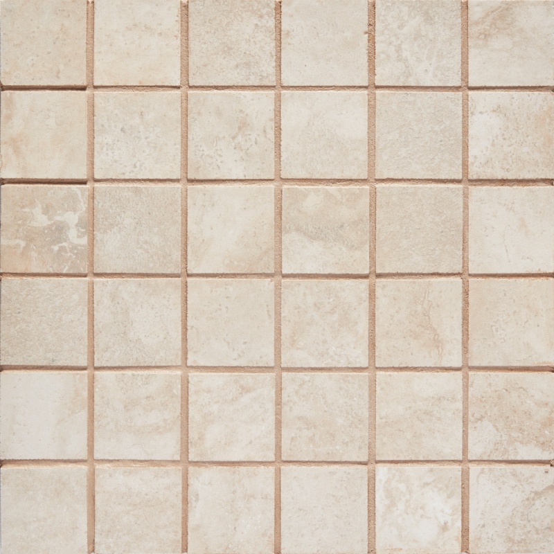 Kaplan Marfil Porcelain Mosaic - 2" X 2" - Matte