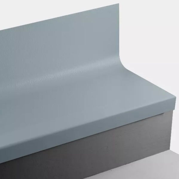 Johnsonite Windsor Blue Hammered Rubber Moulding / Trim