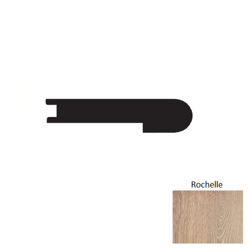 Valaire Nouveau Rochelle 3" x 90" Urethane Flush Stair Nose