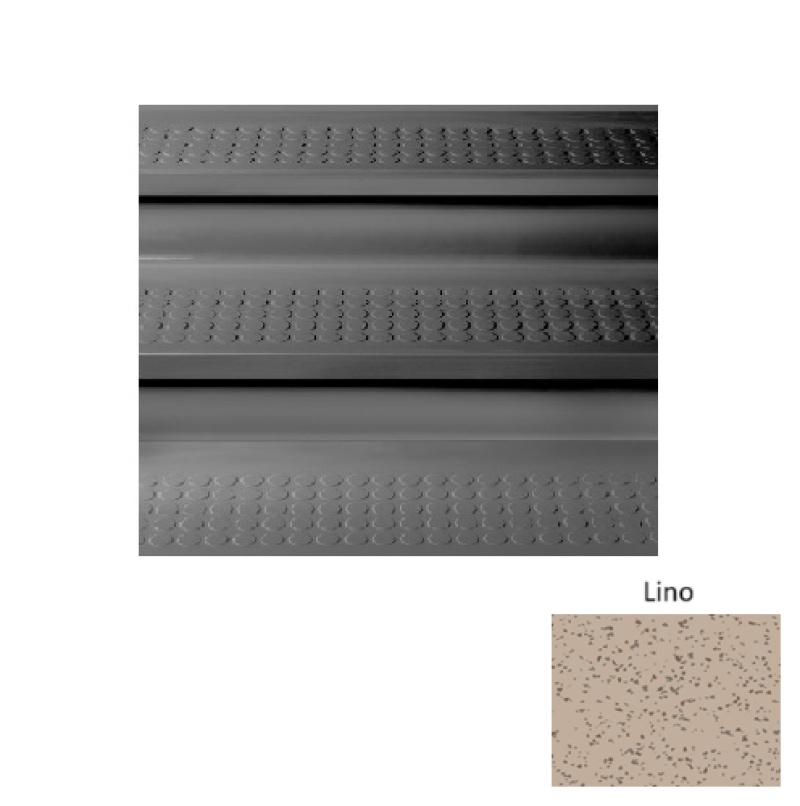 Fiesta 98 Lino Vantage Raised Circular Rubber (Sq) Stair Tread - Textured