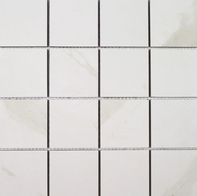 Cami Sereno White Porcelain Mosaic - 3" X 3" - Matte