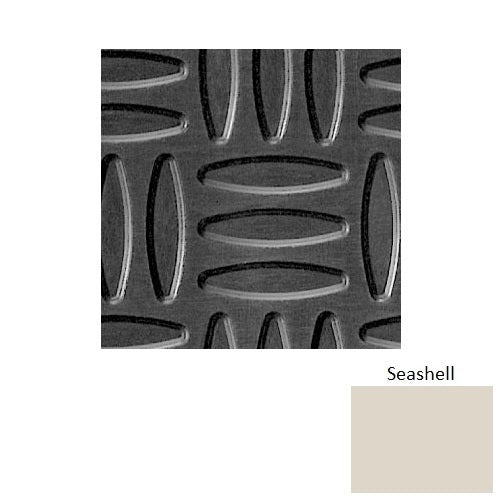 Flextones Seashell Wv Weave Rubber Tile, Textured, 18" x 18"