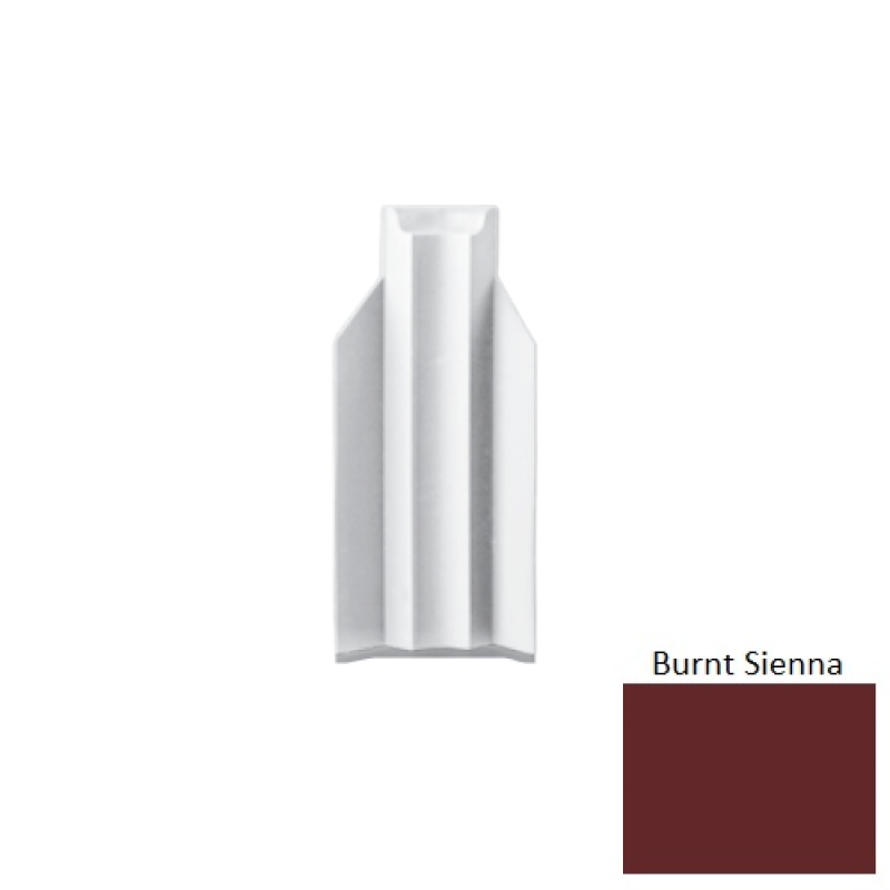 Burnt Sienna Rubber Moulding / Trim – 8" Inside Corner Blocks