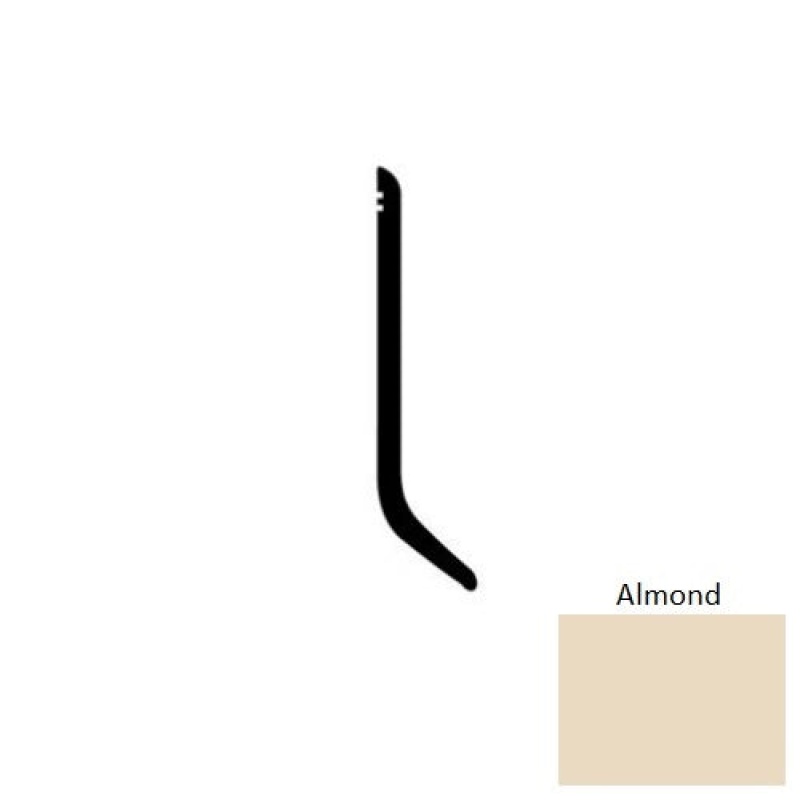 Vcb Almond Vinyl Wall Base 2 1/2" x 120 Ft
