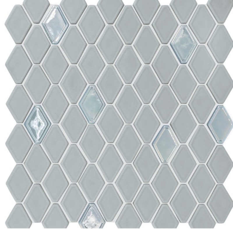 Clearance Sale! Starcastle Wonderstar Stone & Glass Mosaic - 1 1/2" Elongated Hexagon - Matte