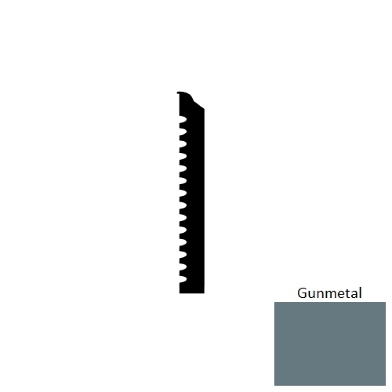 Gunmetal Regal Scr Rubber Wall Base