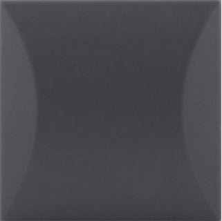 Essential Black Wicker Ceramic Tile - Matte - 5" X 5"