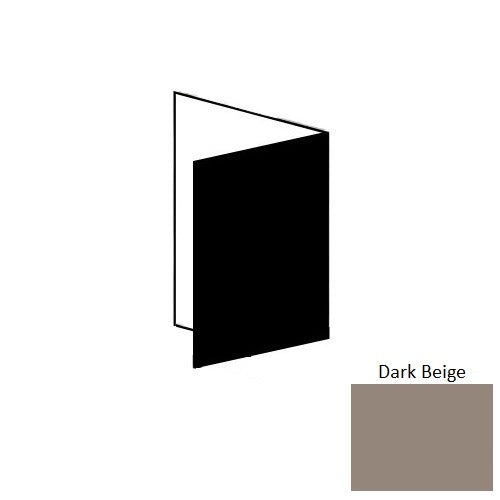 Dark Beige Vinyl Moulding Trim – Straight Base Inside Corner