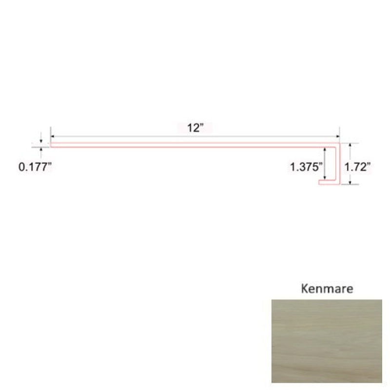 Garnet Kenmare 47" Square Stair Tread