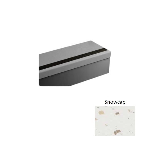 Johnsonite Snowcap Rice Paper Rubber Stair Tread