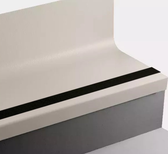 Johnsonite Canvas Hammered Stair Tread with Riser