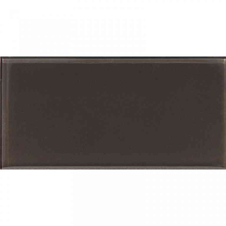Color Palette Pewter Glass Tile - Glossy