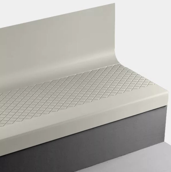 Johnsonite Snow White Diamond Rubber Stair Tread