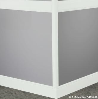 White Rubber Moulding / Trim Chair Rail