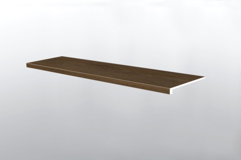 Studio Adlar Luxury Vinyl Moulding / Trim - 12" X 47.25" Stair Tread Eased Edge - Low Gloss