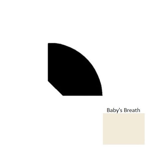 Babys Breath Vinyl 166 Quarter Round 1/2" x 12 Ft